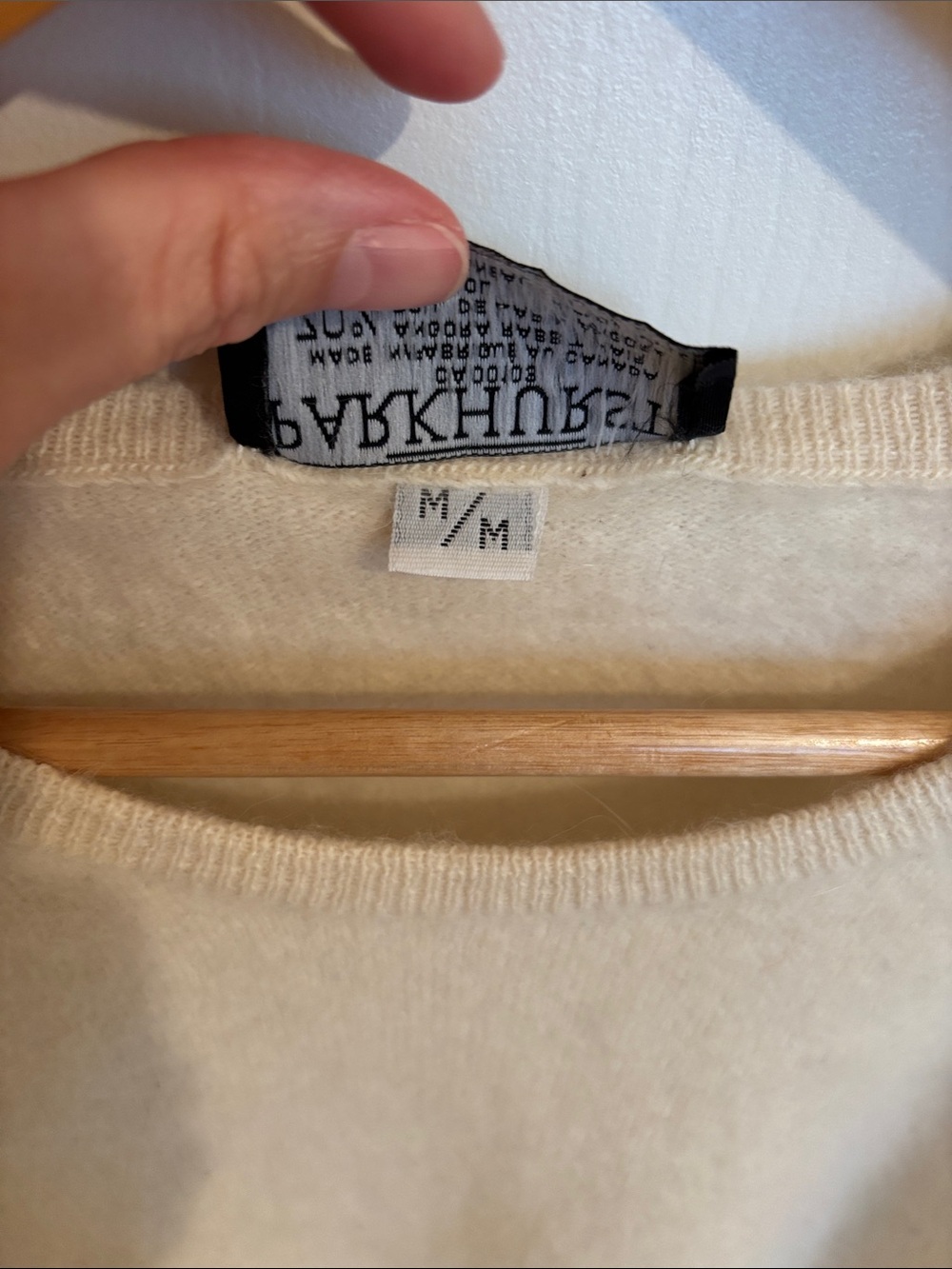 Vintage Parkhurst Cream Sweater - Picture 3 of 4